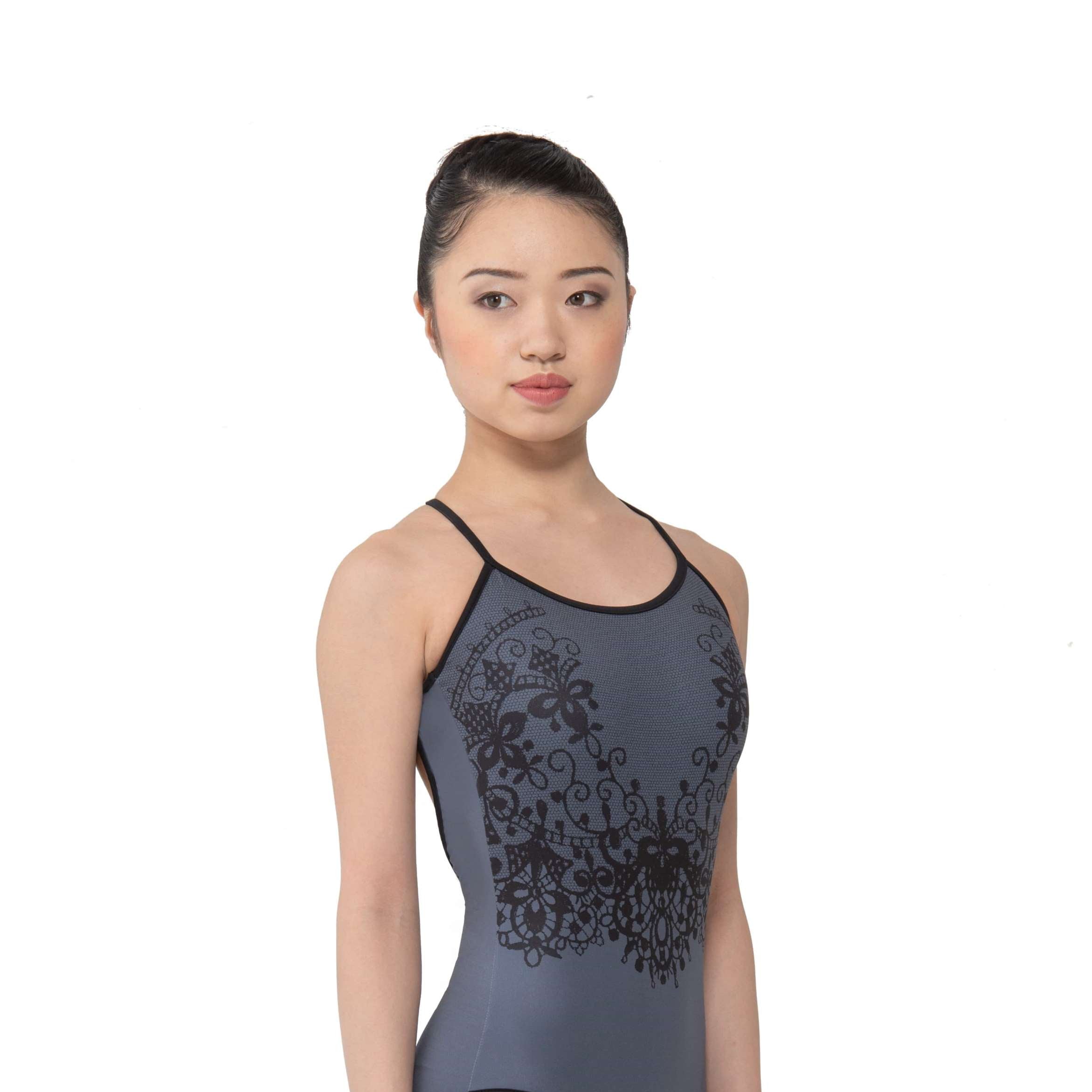 OLYMPIA Fine strap reversible leotard