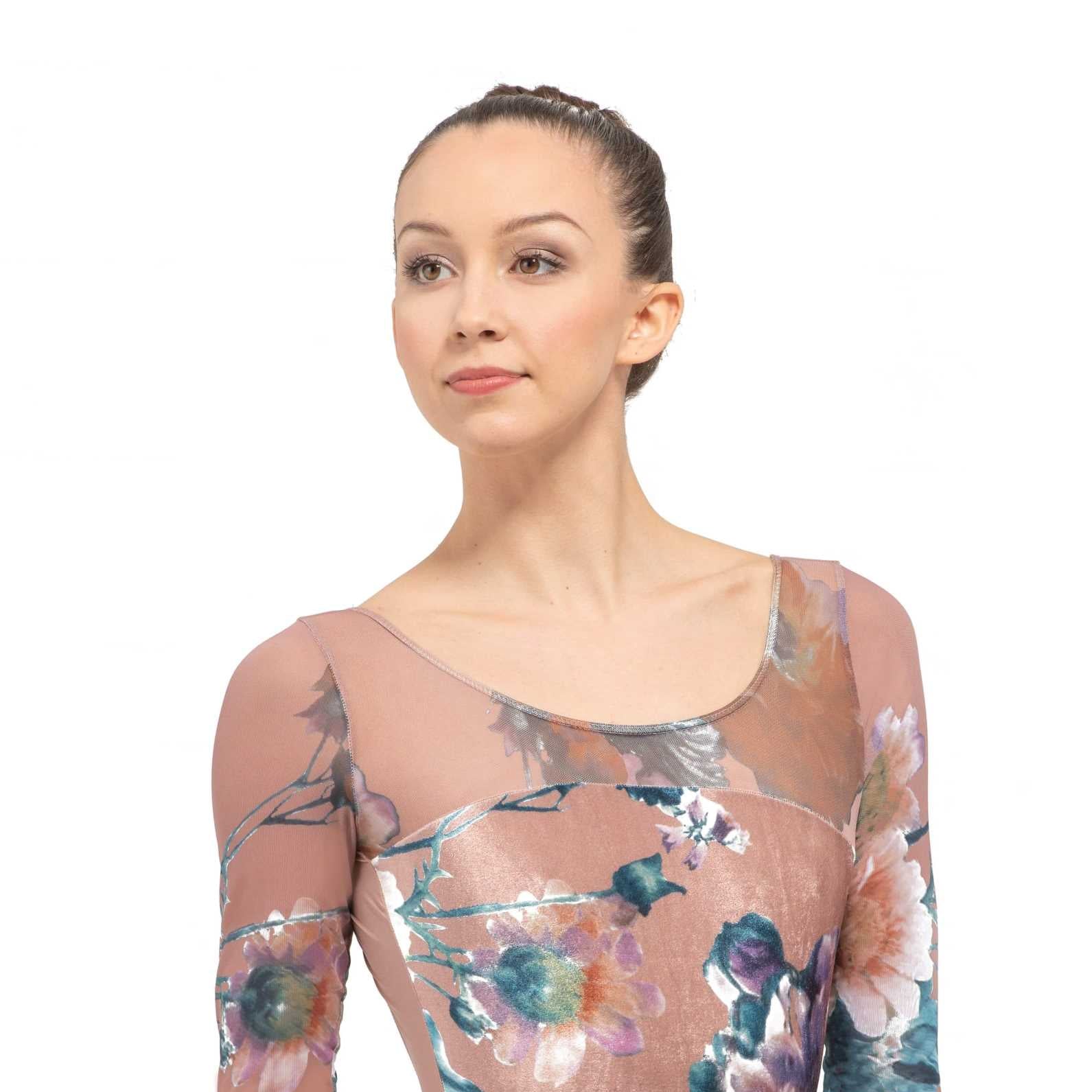 DARCY Long Sleeve Low Back Leotard