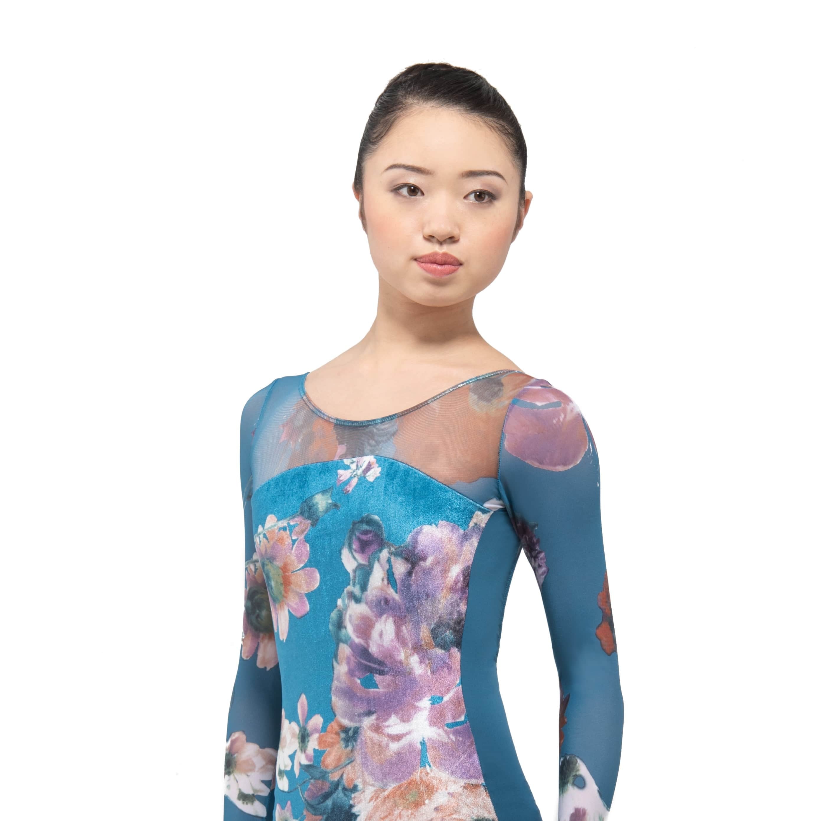 DARCY Long Sleeve Low Back Leotard