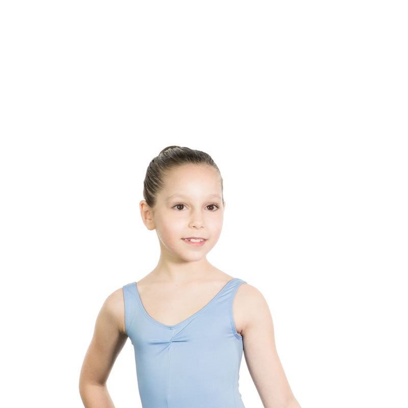 ELYANE Center Seam Twist Front Tank Leotard