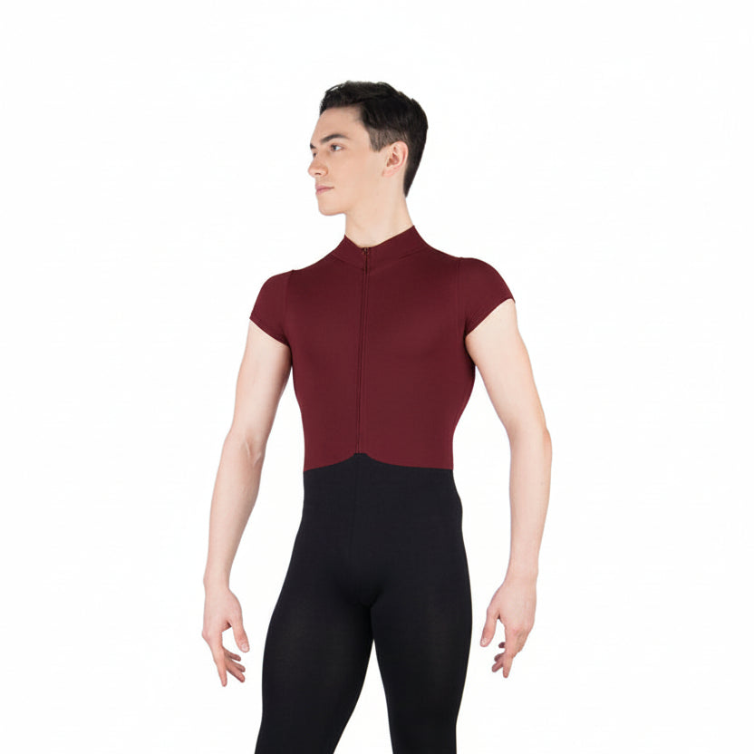 CONRAD Duotone Short Sleeve Zip Unitard