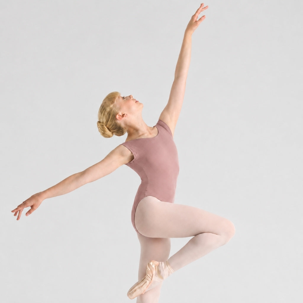 FAUVE Cap Sleeve Leotard
