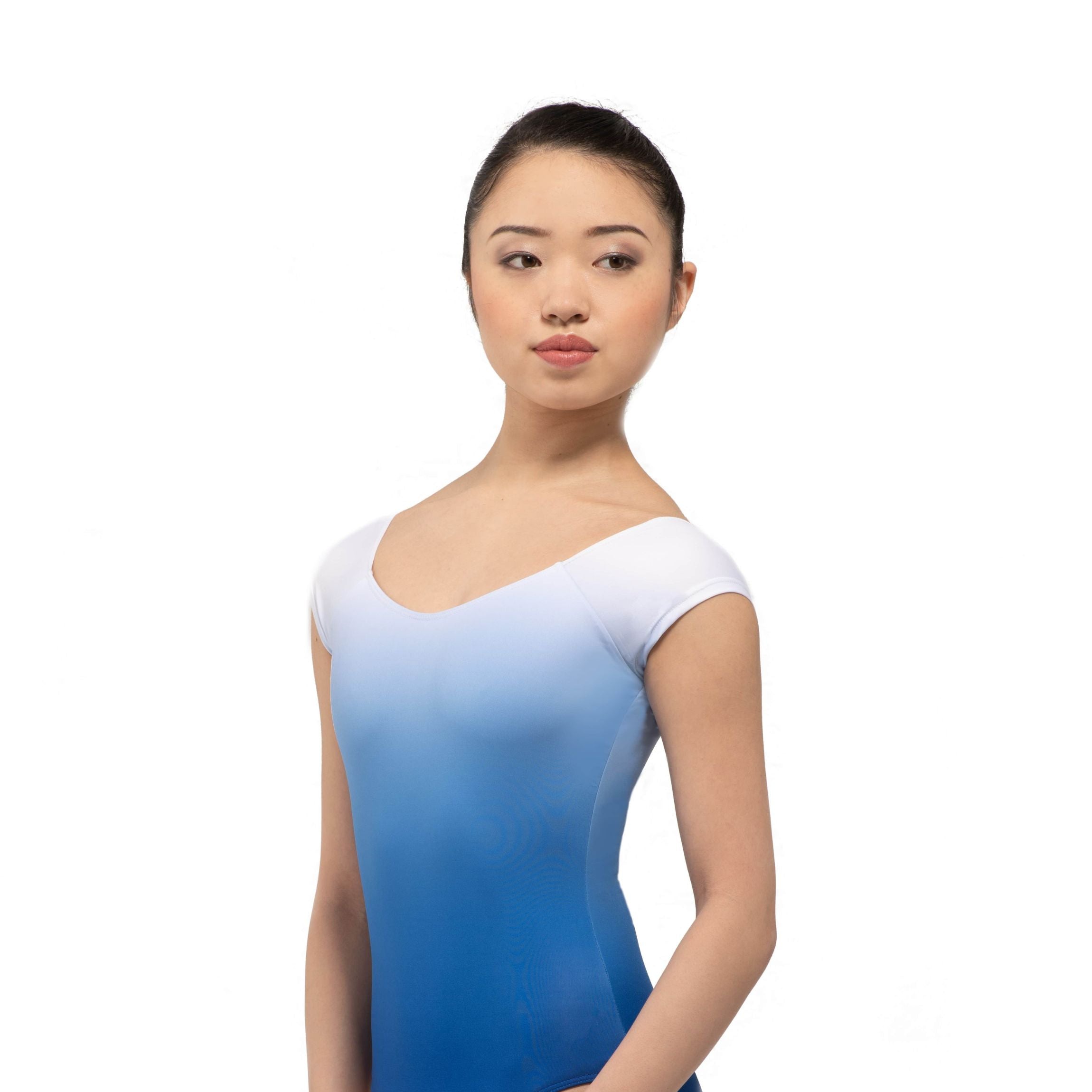 SOLANGE Cap Sleeve Low Pinch Back Leotard