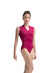 ANGELES V-Neck Open Back Leotard