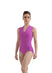 ANGELES V-Neck Open Back Leotard