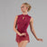 CELESTINE Star Neckline Open Back Leotard