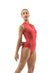 CELESTINE Star Neckline Open Back Leotard
