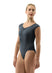 ITZEL Cap Sleeve Pinch Front & Back Princess Seam Leotard