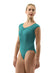 ITZEL Cap Sleeve Pinch Front & Back Princess Seam Leotard
