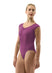 ITZEL Cap Sleeve Pinch Front & Back Princess Seam Leotard
