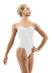 JANIA Twisted Ruche Princess Seam Camisole Leotard