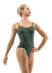 JANIA Twisted Ruche Princess Seam Camisole Leotard