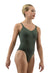 CANNELLE Pinch Front Princess Seam Tank Leotard