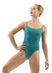 LOVETTE Empire Seam Pinch Back Camisole Leotard