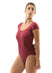 TORI Short Sleeve Princess Seam Leotard