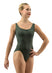 RIVA Swirl Ruche Princess Seam Tank Leotard
