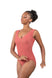 RIVER V-Front Full Back Six-Panel Leotard