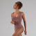 HOPE V-Front Wide Gathered Cross Strap Leotard