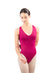 HOPE V-Front Wide Gathered Cross Strap Leotard
