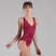 HOPE V-Front Wide Gathered Cross Strap Leotard