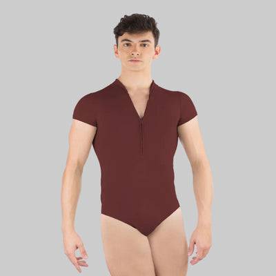 ENDO Short Sleeve Zip Front Leotard Microfibre Year 1