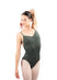 AUDREY Princess Seam Strappy Back Camisole Leotard