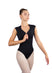 NARDIA Zip Front Broad Back Strap Leotard