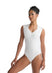 NARDIA Zip Front Broad Back Strap Leotard