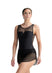 LAURA V-Notch Front Pinch Back Tank Leotard