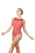 LAURA V-Notch Front Pinch Back Tank Leotard