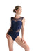 DANNA Scoop Neck Mesh Cutout Tank Leotard
