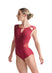 DELIA Triple Keyhole Lace Overlay Tank Leotard