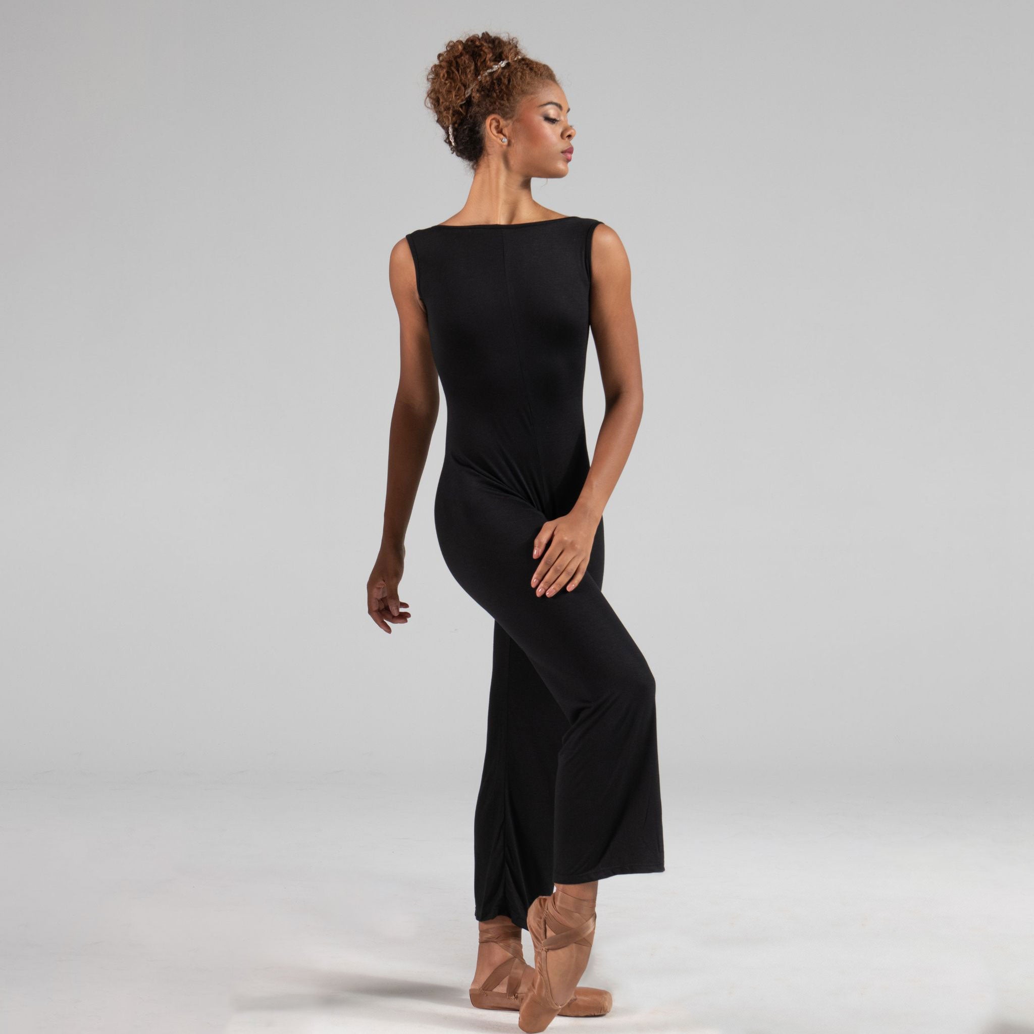 YUME V-Back Straight Leg Jumpsuit