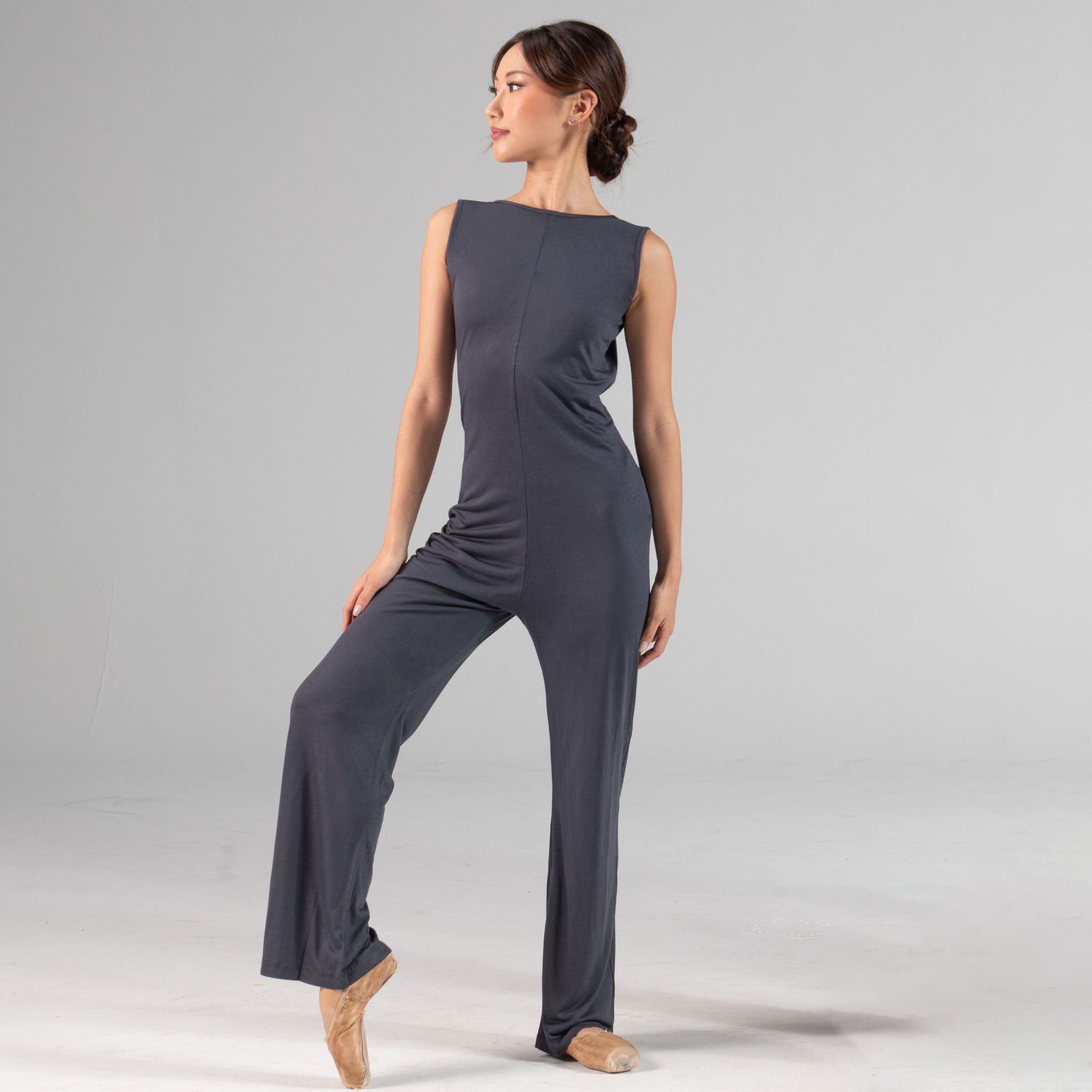 YUME V-Back Straight Leg Jumpsuit