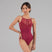 LICINIA Scoop Front Mock Sweetheart Neckline Open Back Camisole Leotard