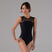 MIREA Round Front Low Back Leotard