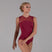 MIREA Round Front Low Back Leotard