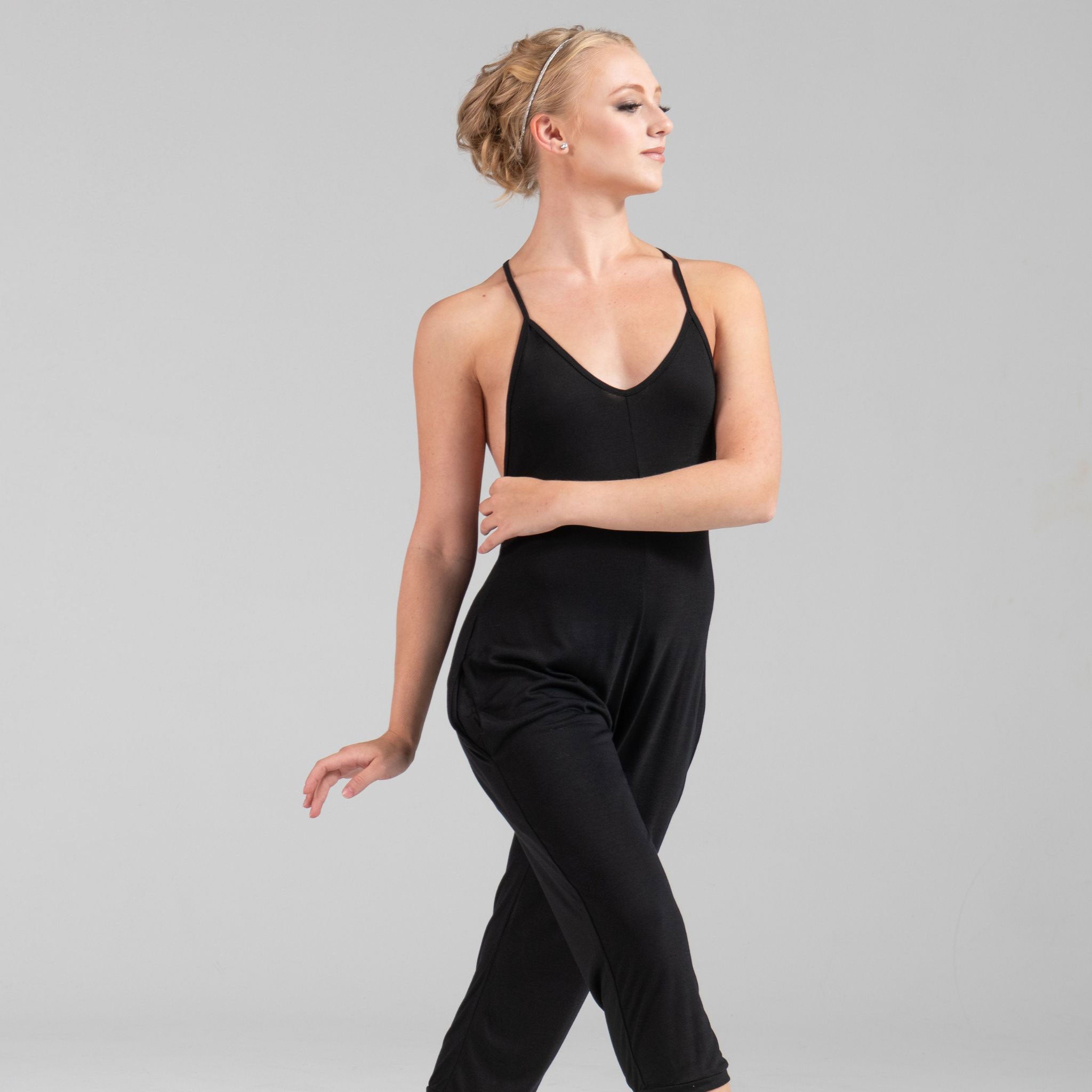KAIKO Camisole Strap Bamboo Romper with Pockets