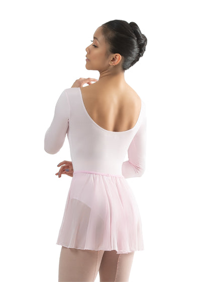 BETHANIE Pull On Mock Wrap Skirt Rose