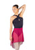 MILLIE Ruched Waist High-Low Pull On Skirt