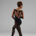LAETITIA Mesh Ankle Length Leggings with Elastic Waistband