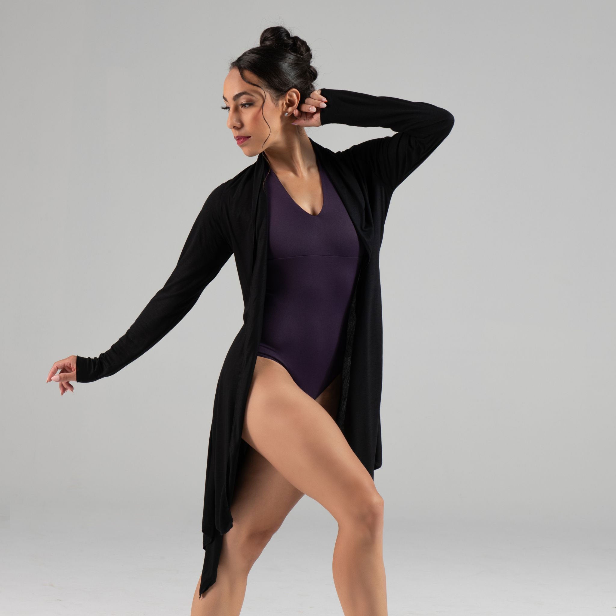 ETSU Open Front Waterfall Cardigan