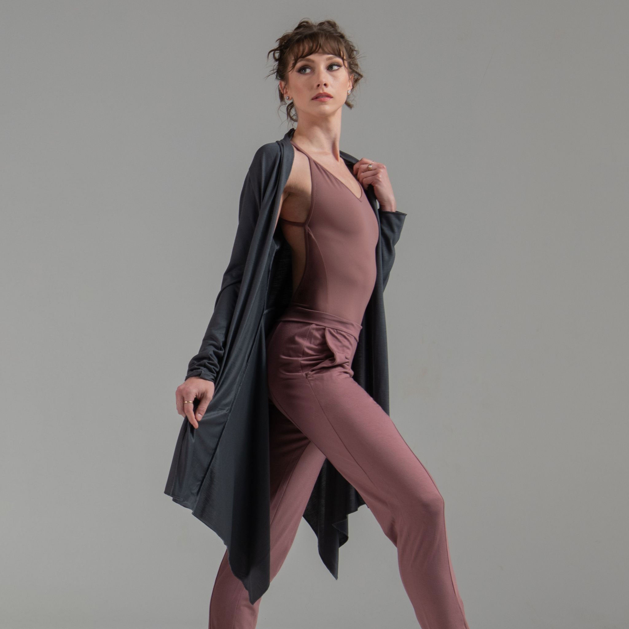 ETSU Open Front Waterfall Cardigan