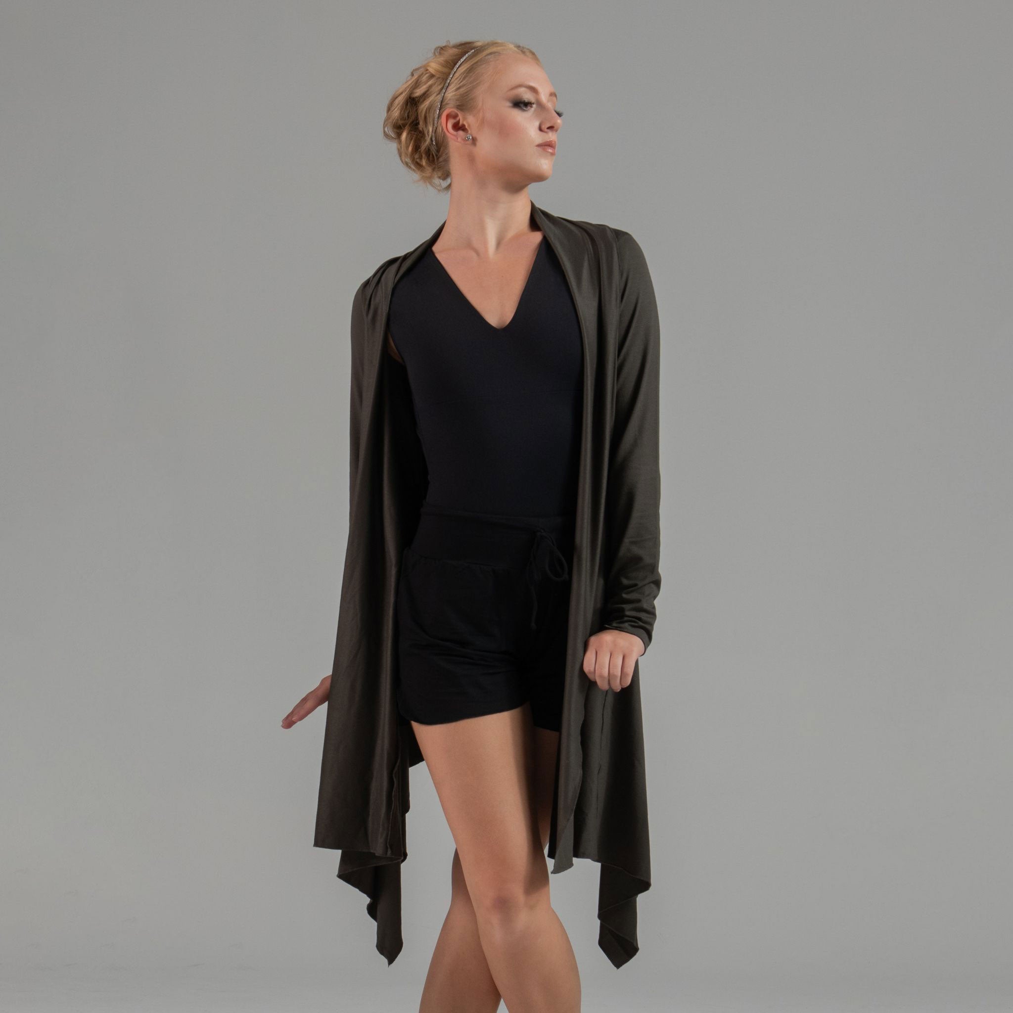 ETSU Open Front Waterfall Cardigan