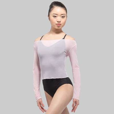 NATASHA Long Sleeve Waist Length Top POUDRÉ