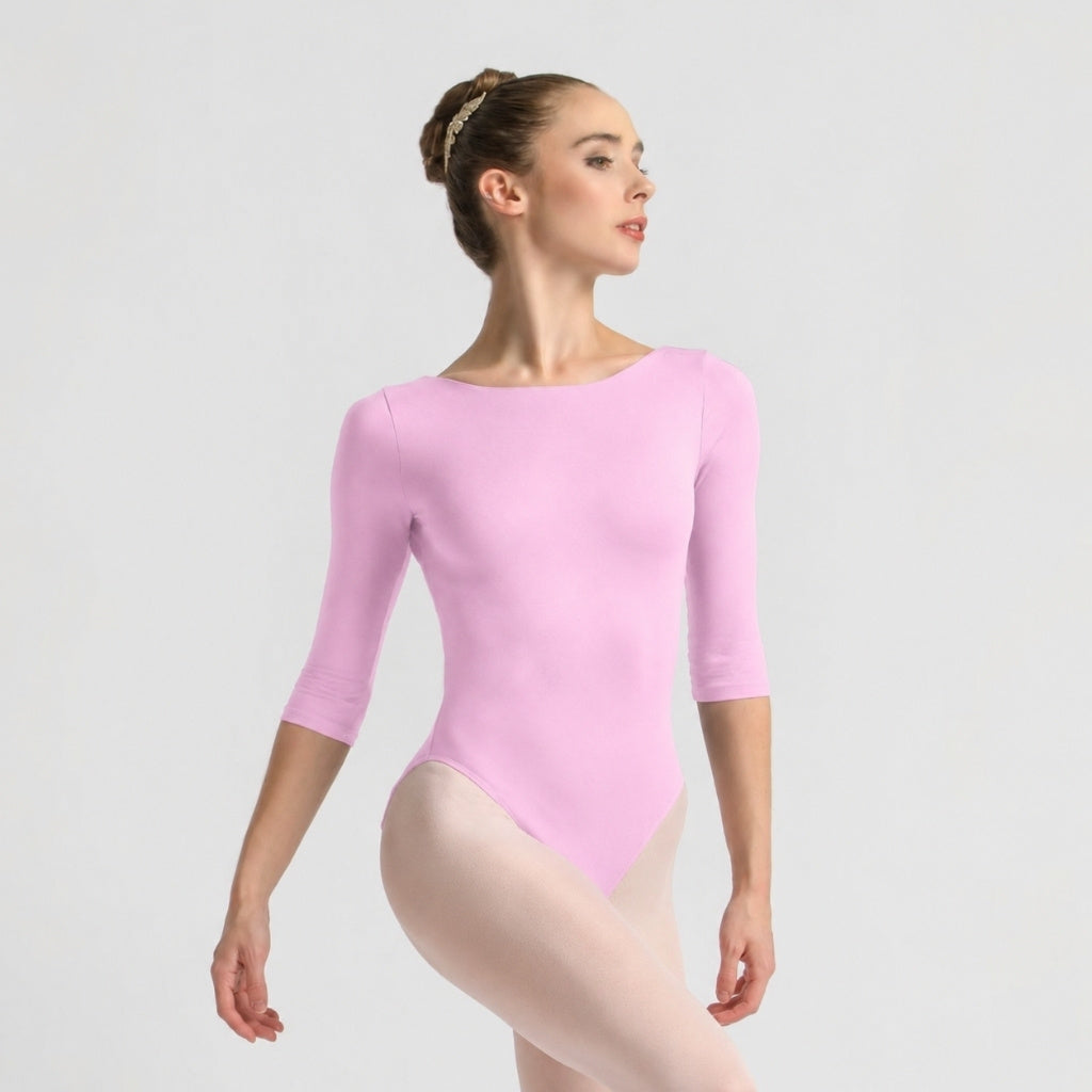 AZORA Half Sleeve Leotard