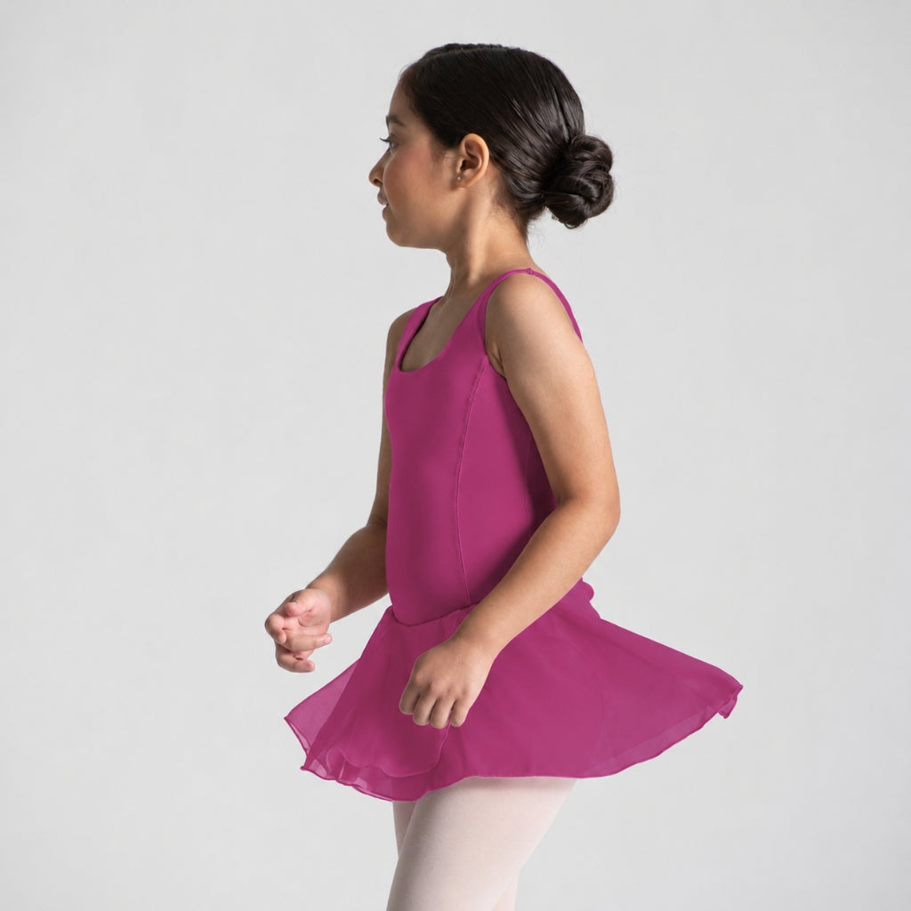 CHERINE Ruche Front Tank Dress