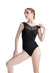 DAPHNE Structured Mesh Front Low Back Tank Leotard