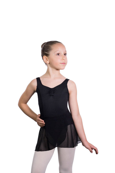 ISLA Adjustable Ruche Princess Seam Tank Leotard