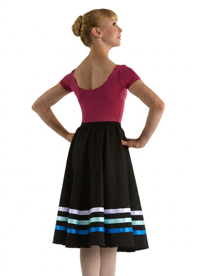 MASAKO RAD Blue 3/4 Length Character Skirt